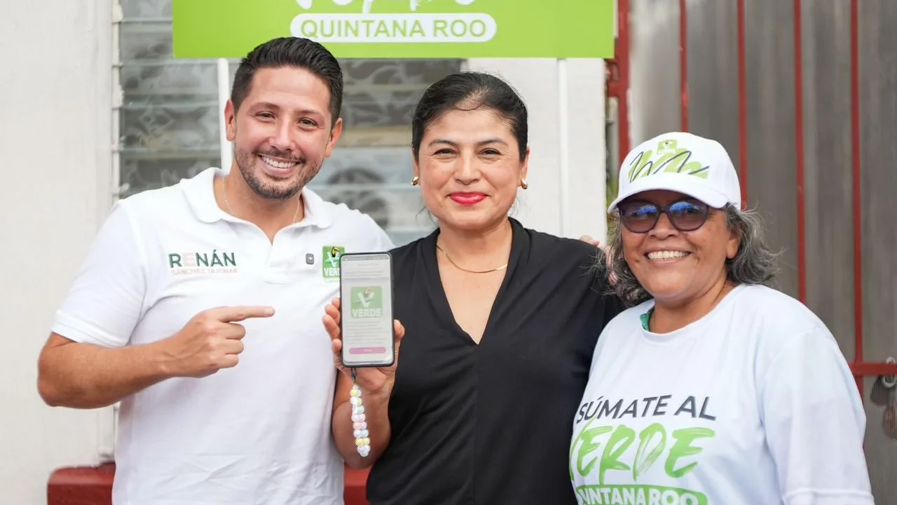Uno de cada diez afiliados del Partido Verde en México es de Quintana Roo: Renán Sánchez Tajonar