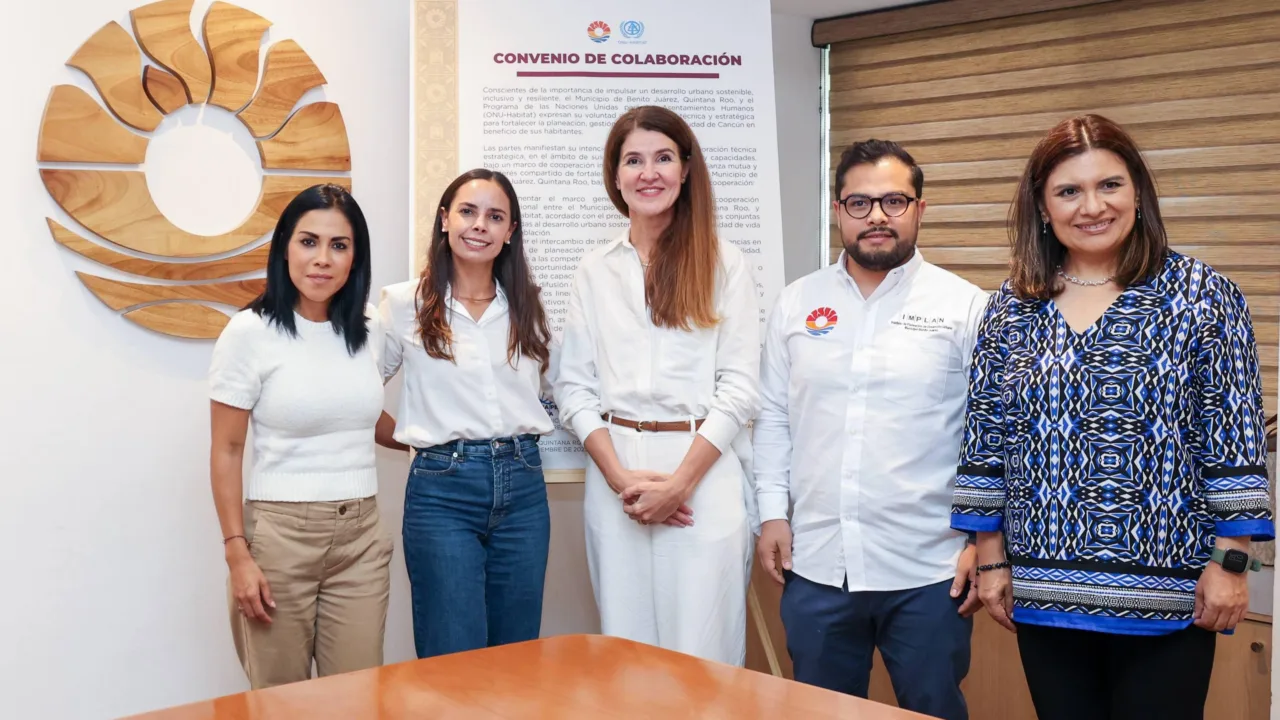 Signa Ana Paty Peralta convenio de colaboración con ONU-HÁBITAD