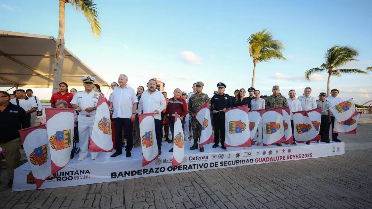 Arranca el Operativo Guadalupe–Reyes 2025 en Cancún con más de 7 mil 700 elementos de seguridad