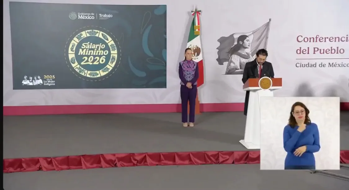 Anuncia Claudia Sheinbaum aumento al salario mínimo