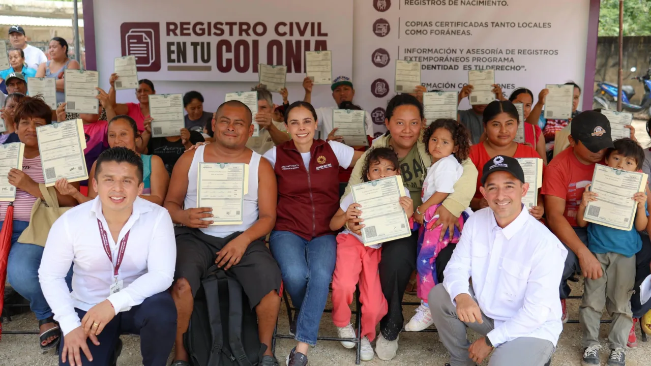 Inicia gobierno de Ana Paty Peralta programa “Registro Civil en tu Colonia”