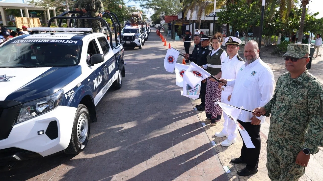 Puerto Morelos da banderazo de inicio al operativo de Semana Santa