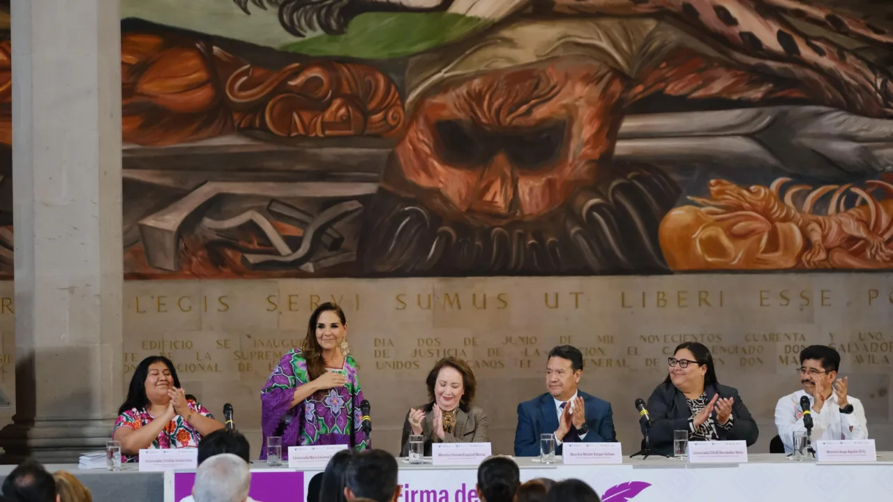 Refrenda Mara Lezama compromiso con la justicia con perspectiva de género en acuerdo histórico entre SCJN y Secretaría de las Mujeres