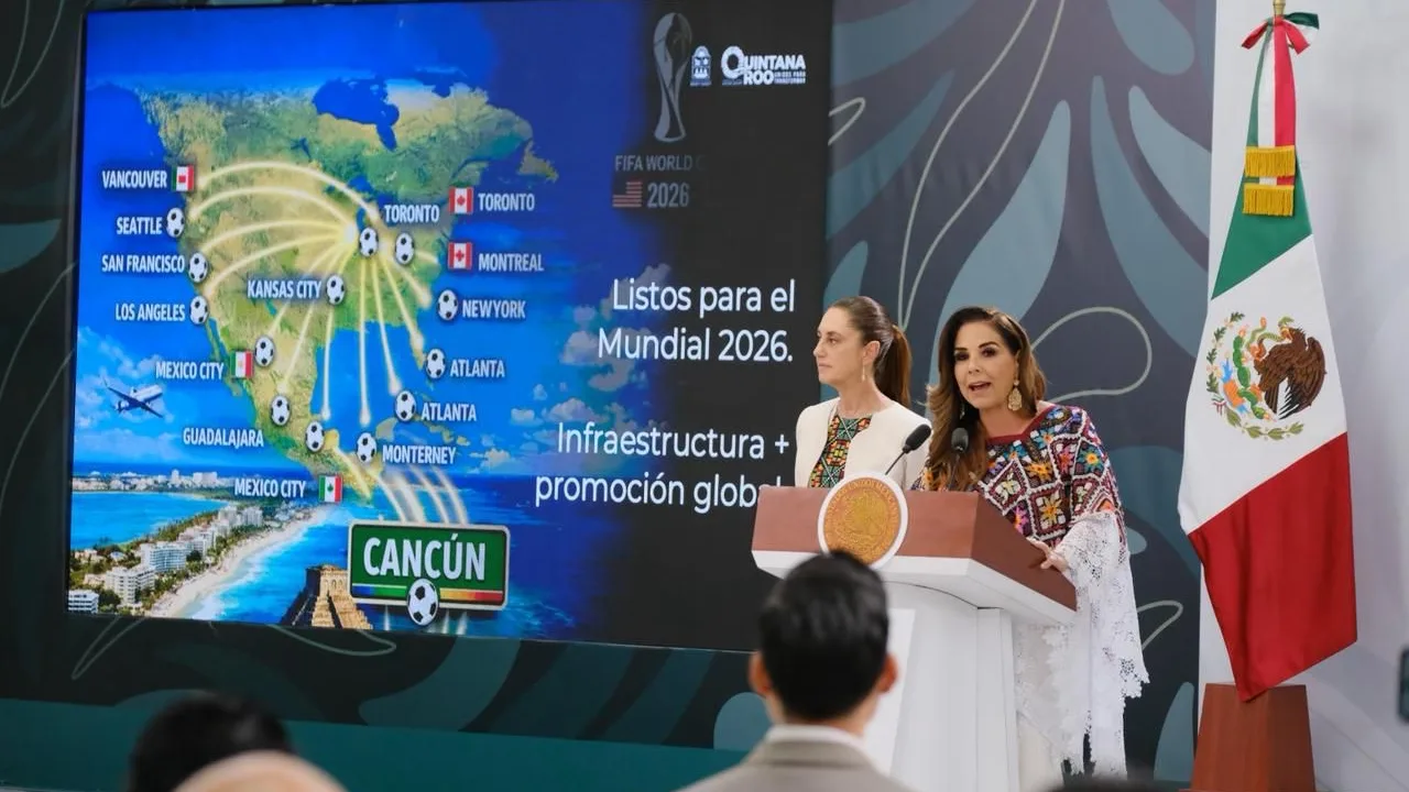 Ante Claudia Sheinbaum, Mara Lezama destaca crecimiento económico y reducción de pobreza en Quintana Roo
