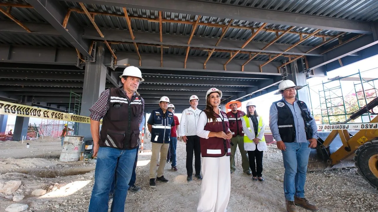 Constata Mara Lezama avance del 42% en la construcción del nuevo Hospital General del ISSSTE en Chetumal
