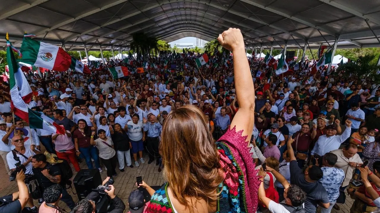 En Quintana Roo, Mara Lezama celebra 2 años del triunfo de Claudia Sheinbaum
