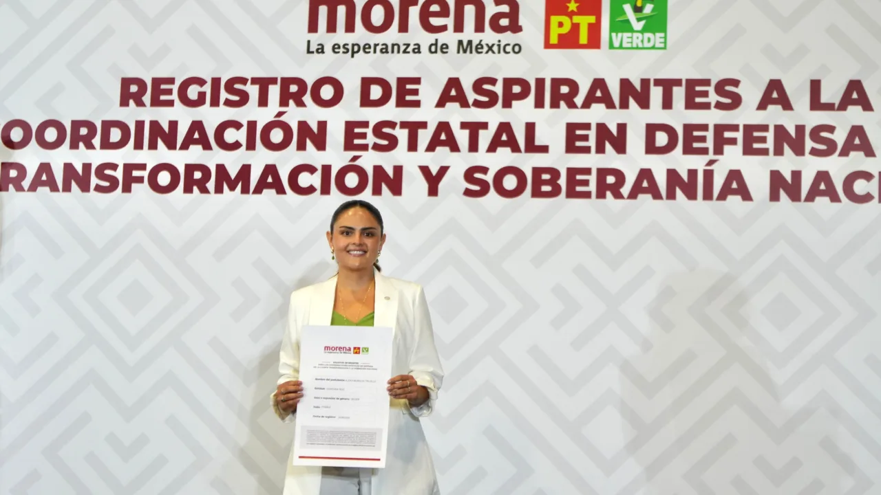 Alexa Murguía se registra como aspirante a la Coordinación de Defensa de la Transformación  en Quintana Roo