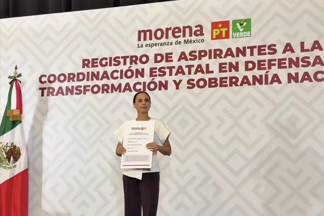 Se registra Ana Paty Peralta como aspirante a Coordinadora de la Defensa de la Transformacion