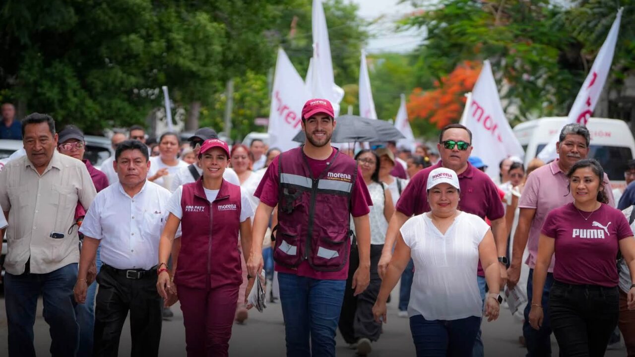 Gino y Ana Paty garantizan unidad en Morena