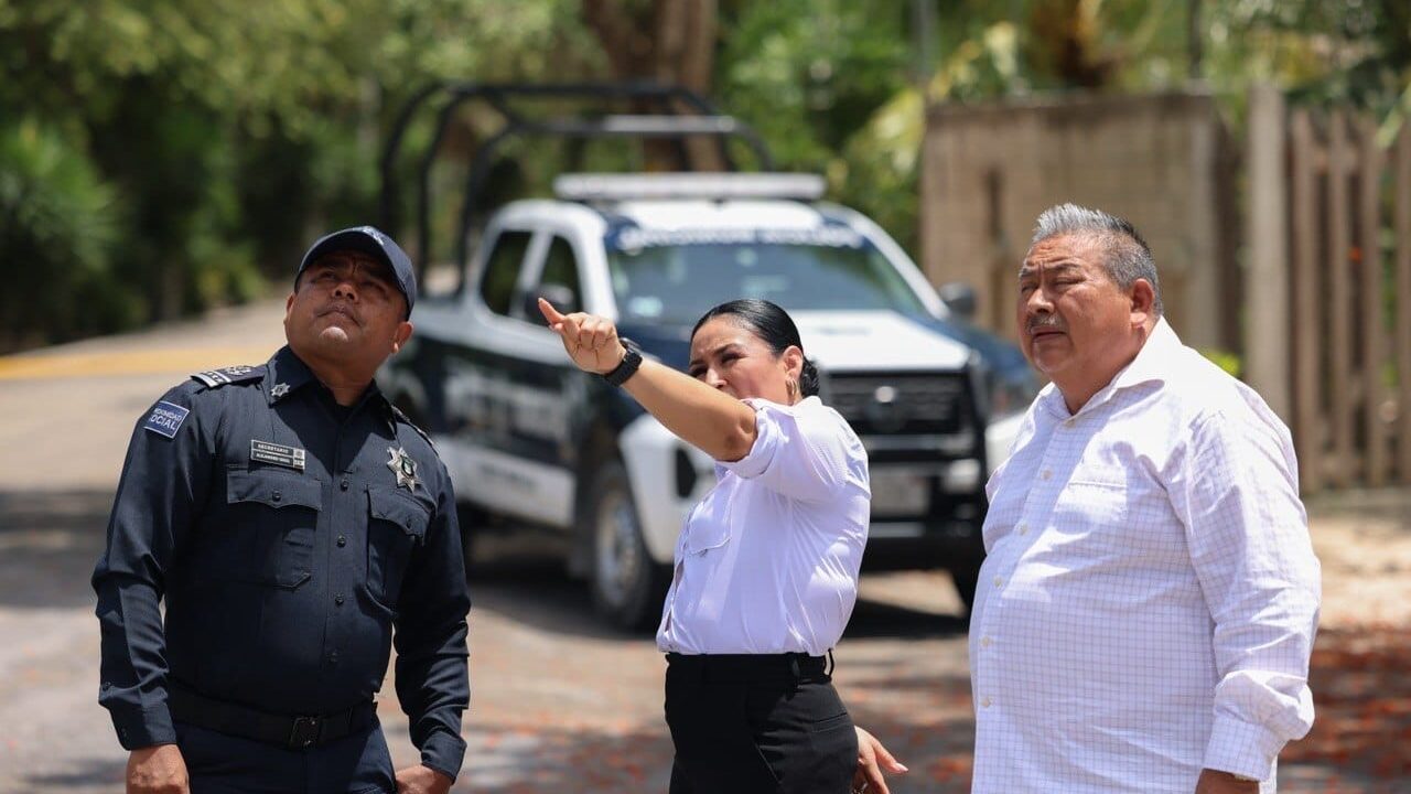 Instalamos nuevos puntos de monitoreo inteligente para fortalecer la seguridad de Puerto Morelos: Blanca Merari