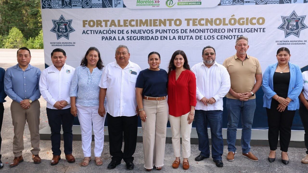 Amplían Red de Videovigilancia en Central Vallarta y la Ruta de los Cenotes