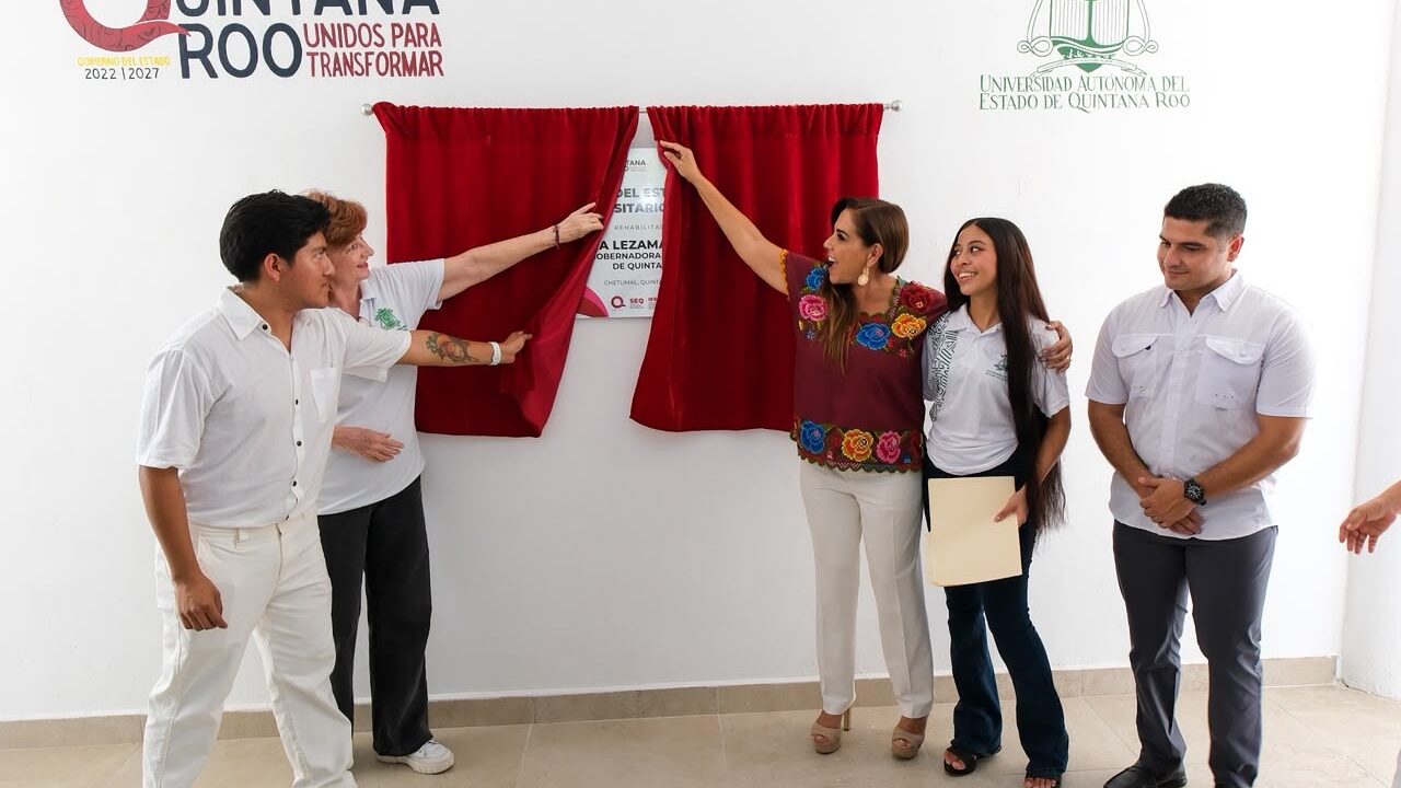 Entrega Mara Lezama Casa del Estudiante Universitario Indígena con capacidad para 100 jóvenes de Quintana Roo