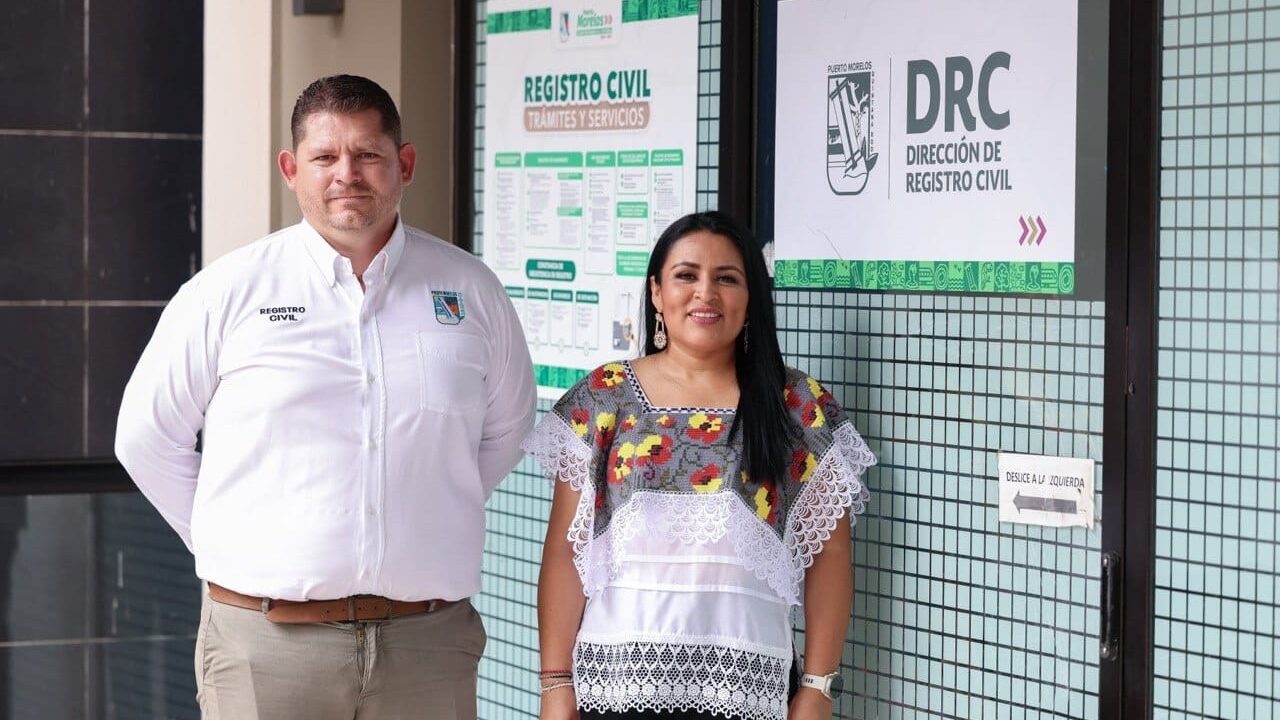 Facilitan trámites y servicios del Registro Civil a familias de Puerto Morelos