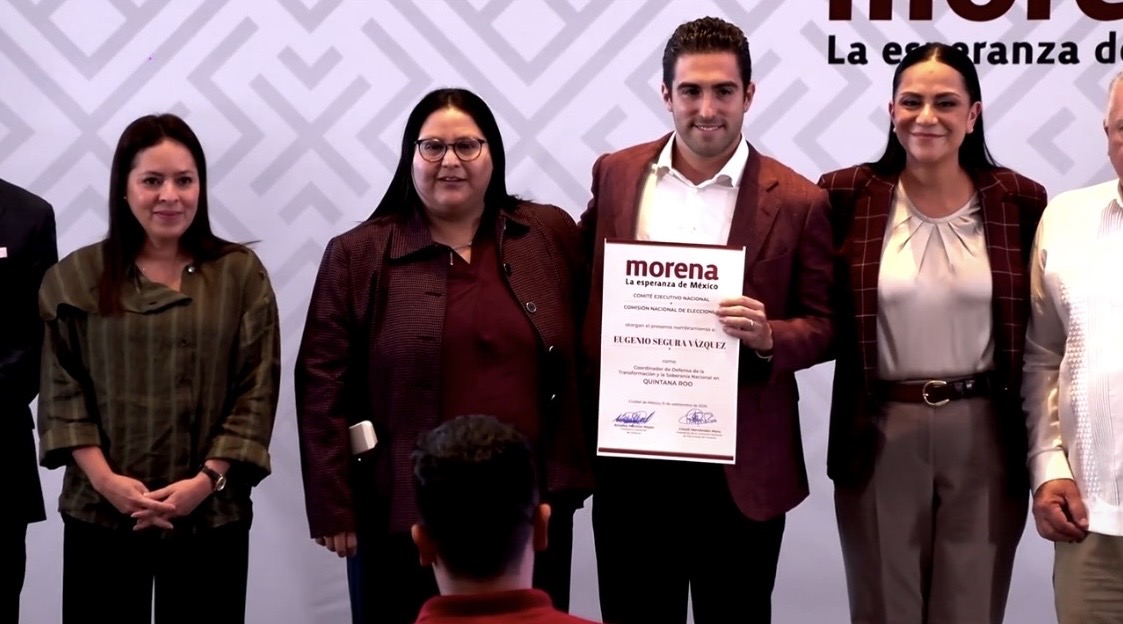 Es “Gino” Segura el Coordinador Estatal por la Defensa de la Transformación en Q. Roo