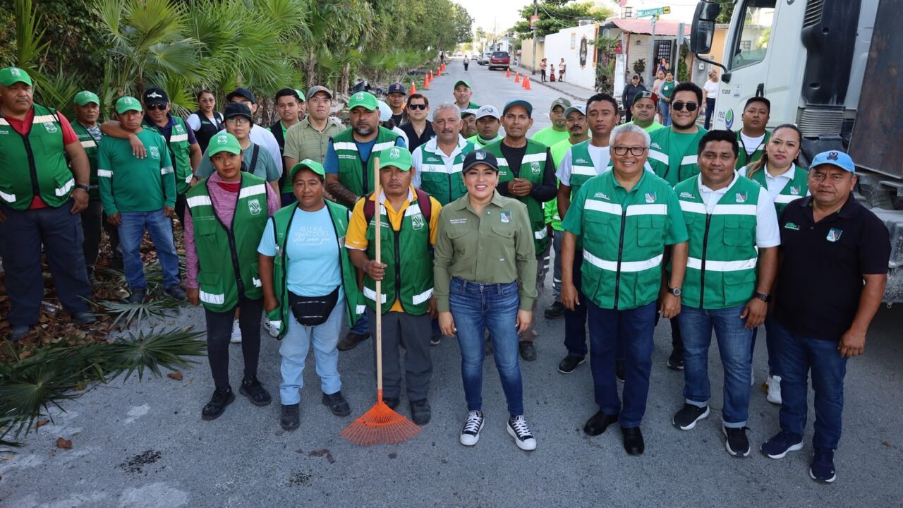 Fortalece Puerto Morelos los servicios públicos y avanza hacia un municipio más limpio y ordenado