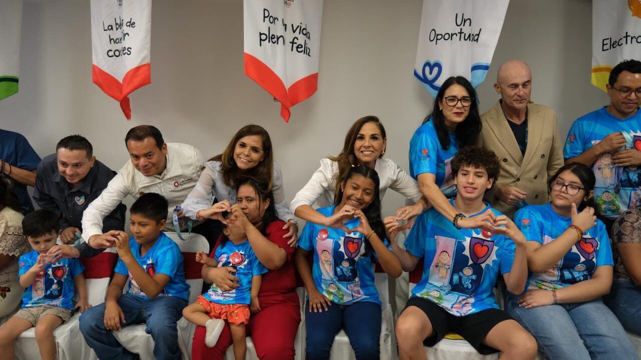 Dan de alta a 17 niños operados del corazón en Cancún; anuncian detección temprana de cardiopatías
