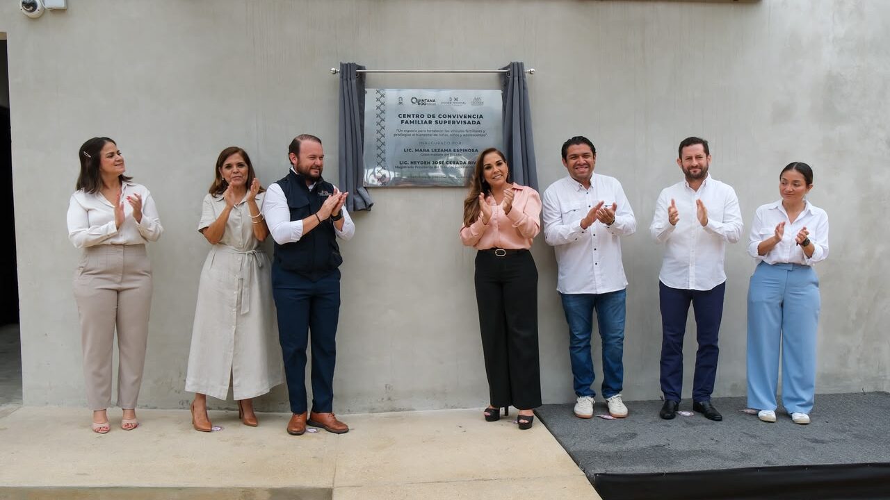 Inauguran Mara Lezama y Heyden Cebada instalaciones del CECOFAM en Chetumal