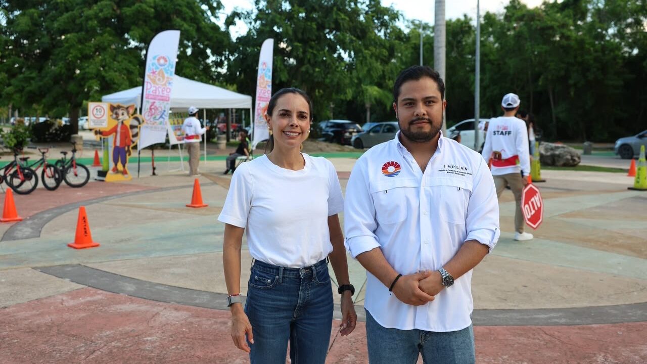 Anuncia Ana Paty Peralta la puesta en marcha del programa “BiciAprende” en el Paseo Cancunense