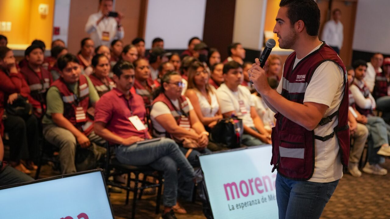 Gino Segura llama a fortalecer la organización de Morena