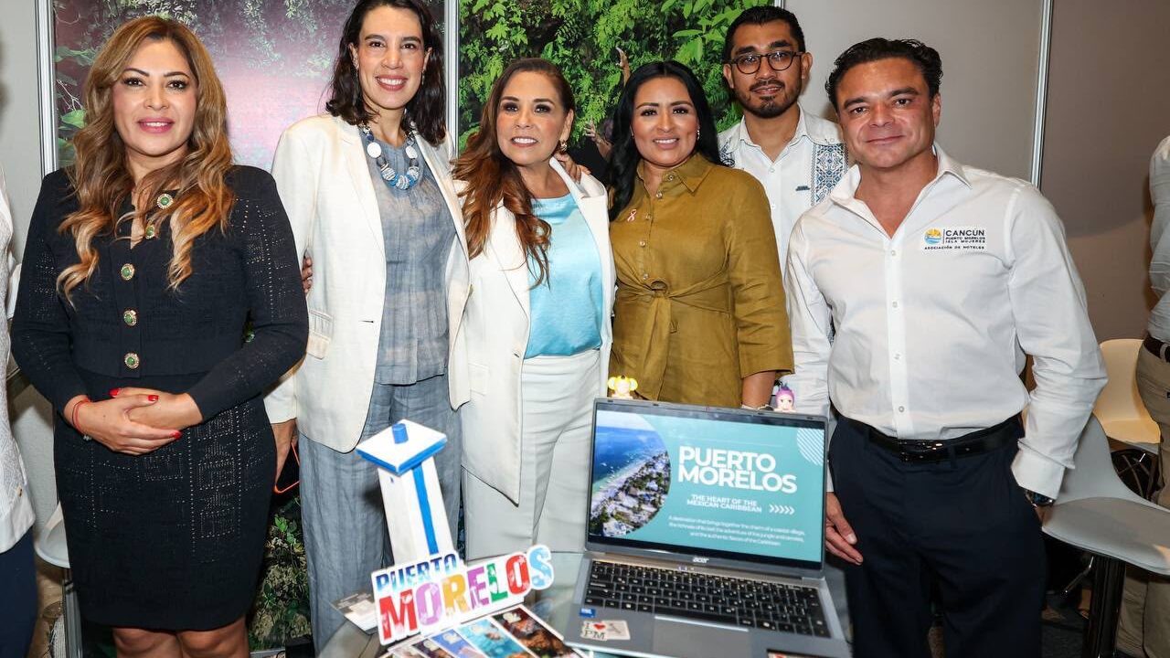 Cierra Puerto Morelos con gran éxito su participación en la 38 edición del Cancún Travel Mart